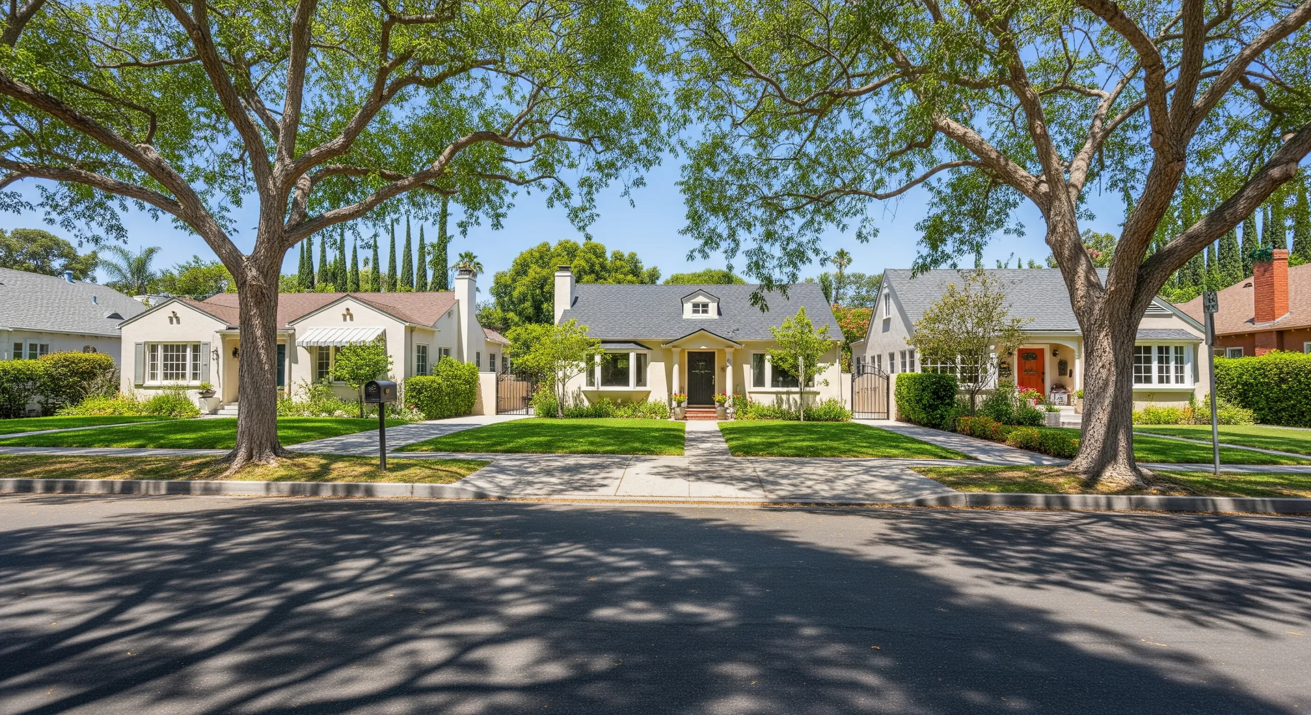Ali Shariat | Real Estate Group | Why More Buyers Are Choosing to Move to Pasadena Instead of Coastal Los Angeles Neighborhoods Tree-lined residential street with single-family homes in Pasadena, California