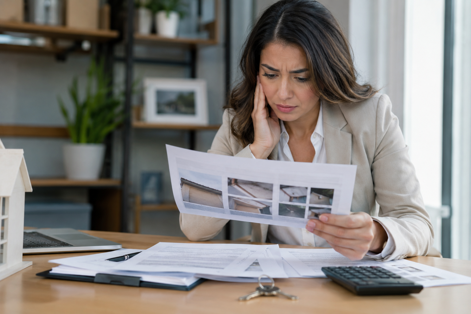 Ali Shariat | Real Estate Group | Warning Signs of a Bad Real Estate Deal Buyers Should Never Ignore Concerned homebuyer reviewing property documents and inspection paperwork