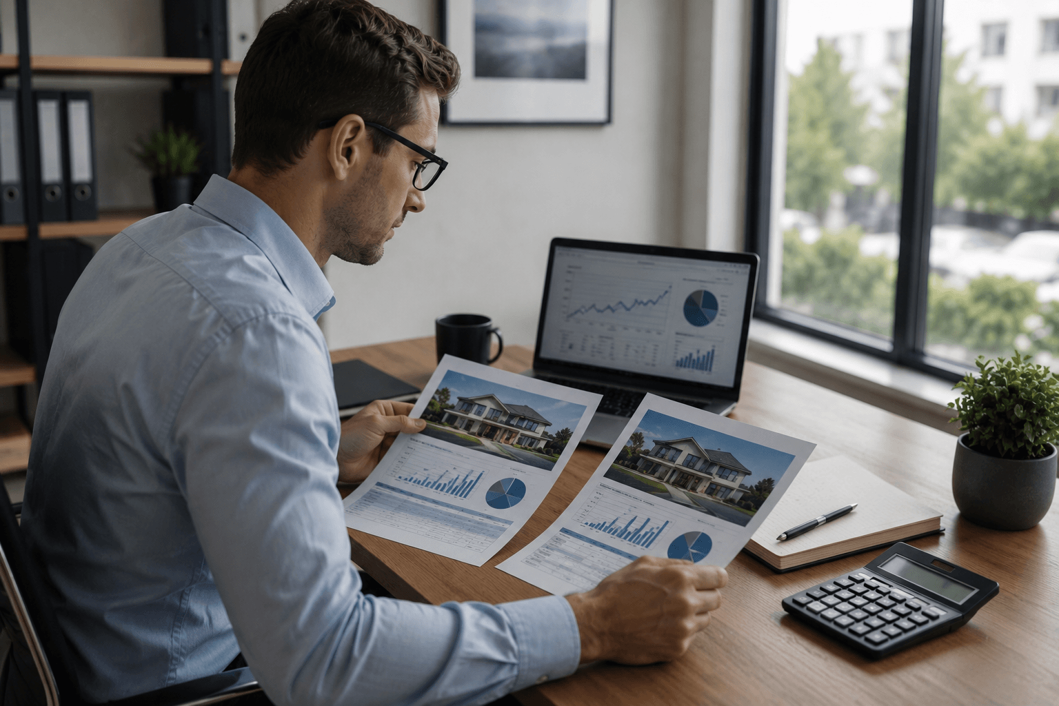 Ali Shariat | Real Estate Group | How Investors Choose Between Cash Flow and Appreciation Properties Investor reviewing real estate performance reports and market analytics