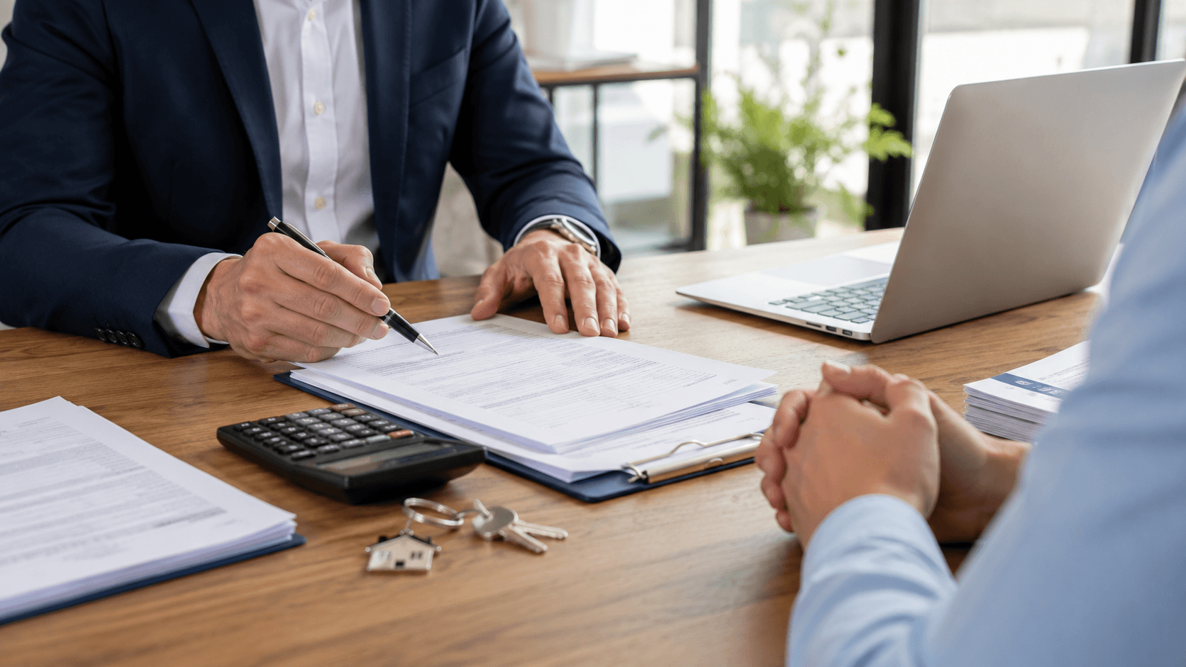 Ali Shariat | Real Estate Group | Mortgage Closing Costs Explained and What Buyers Should Budget For Realtor discussing neighborhood home options with a prospective buyer.